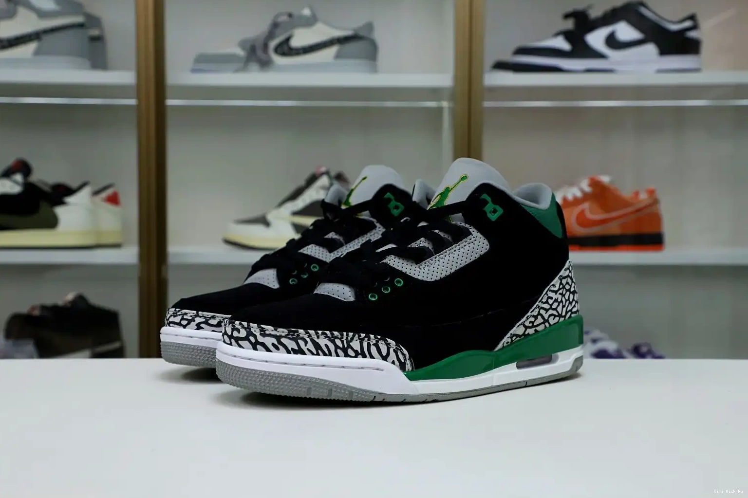 Kimikick JORDAN AIR 3 GREEN PINE 0520